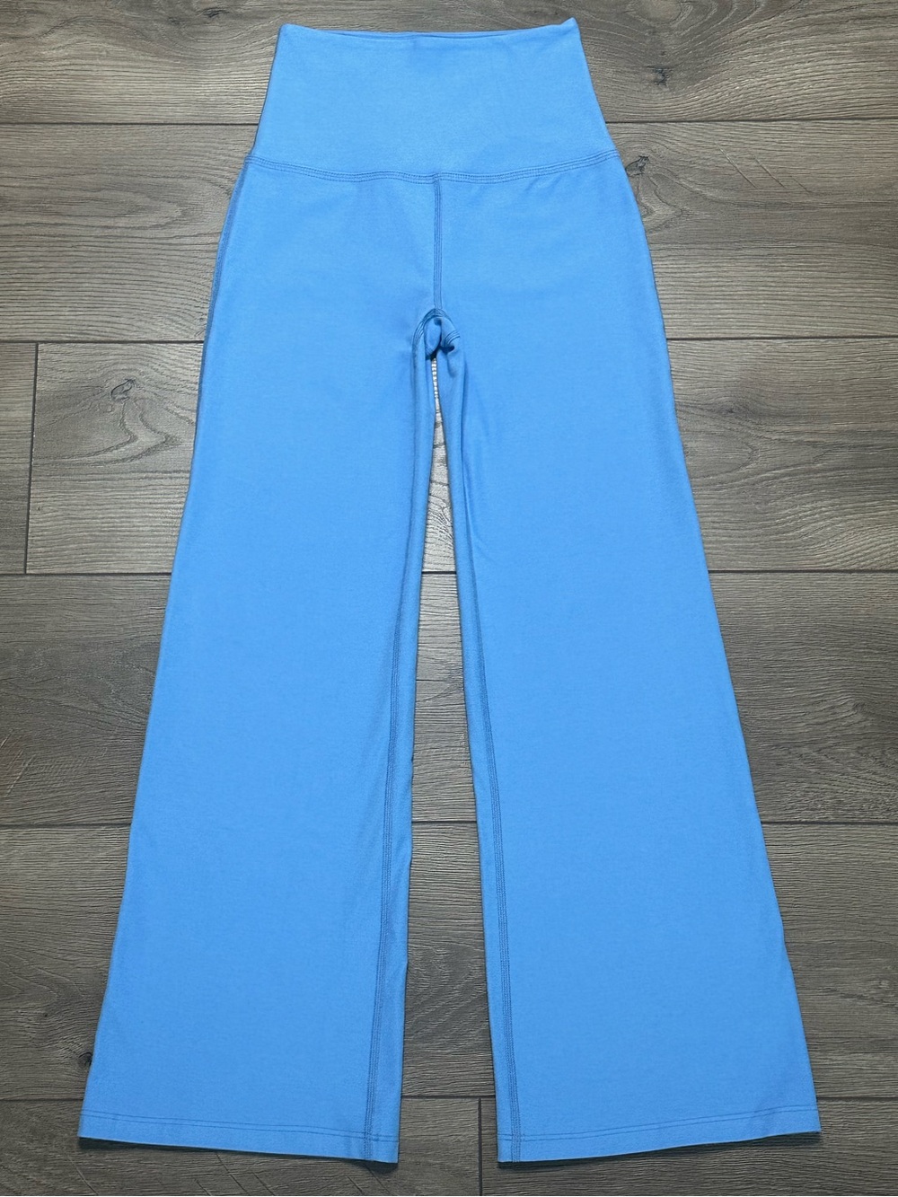Beyond Yoga Spacedye Retro Crop Flare High Rise Pants Flower Blue Leggings XS